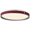 Nuvo Bandon, 20 Inch LED Flush Mount, Gray with Red Wrap, Acrylic Lens 62/3012 - alternate 7